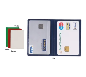 A010 CUSTODIA CARDS IN PVC - Prodotto Personalizzabile