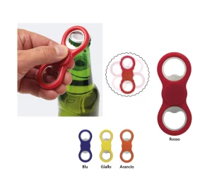 E008 APRIBOTTIGLIA CON SPINNER - Prodotto Personalizzabile