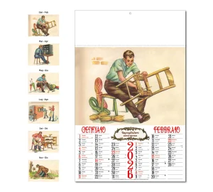 D013 CALENDARIO ANTICHI MESTIERI - Grafiche-Torregrossa - Prodotto Personalizzabile