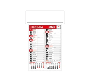 D020 CALENDARIO OLANDESINO R/N PASSAFOGLIO - Grafiche-Torregrossa - Prodotto Personalizzabile