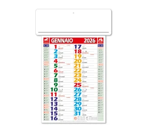 D028D CALENDARIO OLANDESE COLOR PASSAFOGLIO - Grafiche-Torregrossa - Prodotto Personalizzabile