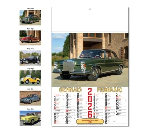 D035 CALENDARIO AUTO D'EPOCA