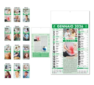 D049 CALENDARIO FARMACIA - Grafiche-Torregrossa - Prodotto Personalizzabile