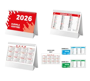 D069 CALENDARIO DA TAVOLO - Grafiche-Torregrossa - Prodotto Personalizzabile