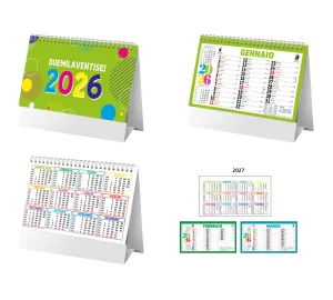 D070 CALENDARIO DA TAVOLO - Grafiche-Torregrossa - Prodotto Personalizzabile
