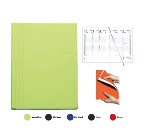 D126 AGENDA SETTIMANALE FLEXY TAM  17X24 - Prodotto Personalizzabile