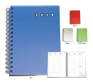 D175 AGENDA SPIRALE SETTIMANALE - Prodotto Personalizzabile