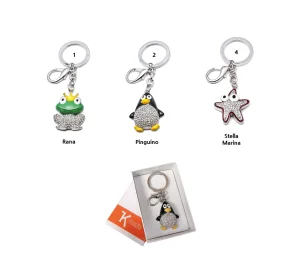 L028-1 PORTACHIAVI ANIMALI RANA - Prodotto Personalizzabile