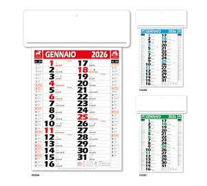 D028 CALENDARIO OLANDESE PASSAFOGLIO