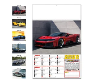 D042 CALENDARIO IL MITO FERRARI