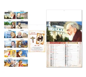 D052 CALENDARIO SAN PIO - Grafiche-Torregrossa - Prodotto Personalizzabile