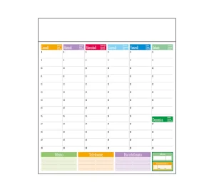 D083 PLANNING SETTIMANALE DA TAVOLO - Grafiche-Torregrossa - Prodotto Personalizzabile