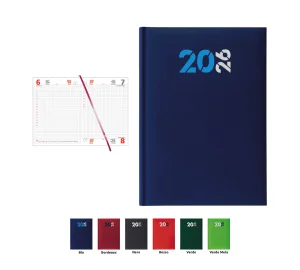 D107 AGENDA MATRA GIORNALIERA QUADRETTATA 15x21 - Prodotto Personalizzabile