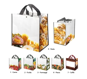 H010 BORSA SHOPPING IN PP - Prodotto Personalizzabile