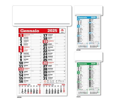 D024 CALENDARIO OLANDESE PASSAFOGLIO