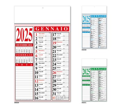 D025 CALENDARIO OLANDESE