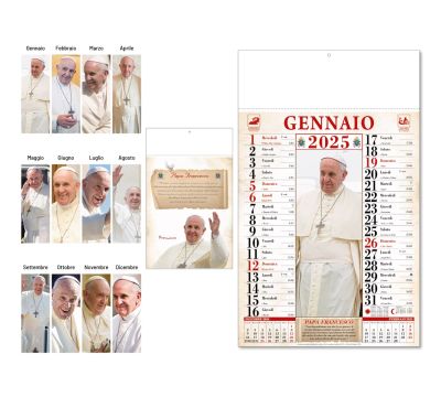 D048 CALENDARIO PAPA FRANCESCO