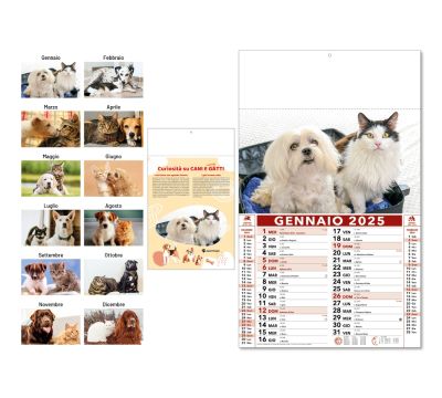 D051 CALENDARIO CANI E GATTI