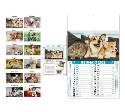 D051 CALENDARIO CANI E GATTI