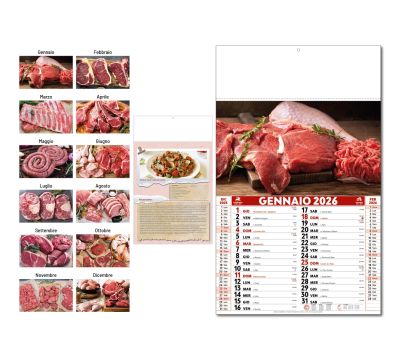 D053 CALENDARIO CARNE CRUDA