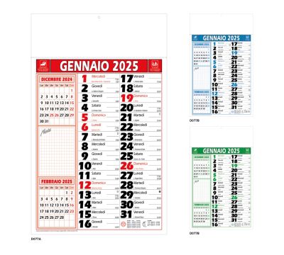 D077 CALENDARIO OLANDESE NOTE