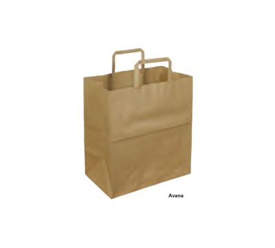 H115 CARTA KRAFT AVANA - MANIGLIA PIATTINA AVANA