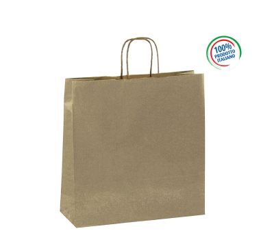 H090 CARTA KRAFT AVANA-MANIGLIA RITORTA AVANA  26X11X34