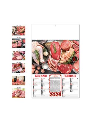 D007 CALENDARIO DAL MACELLAIO