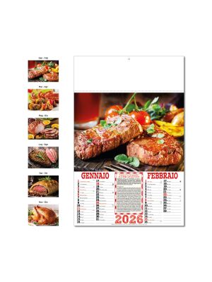 D008 CALENDARIO GASTRONOMIA CARNE