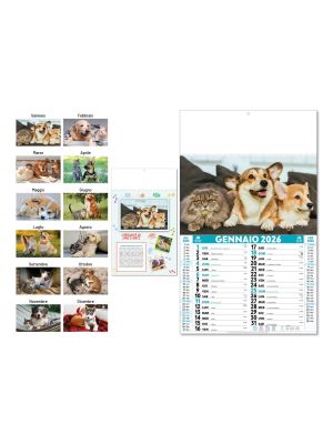 D051 CALENDARIO CANI E GATTI