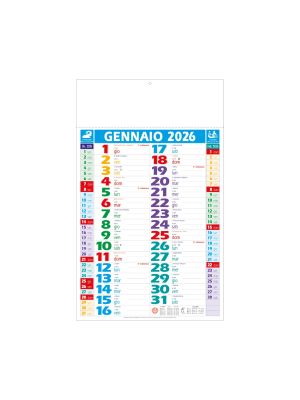 D064 CALENDARIO OLANDESE COLOR BILATERALE