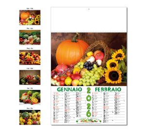 D011 CALENDARIO L'ORTO E IL FRUTTETO