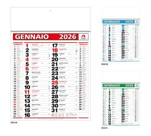 D021 CALENDARIO OLANDESE
