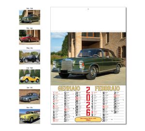 D035 CALENDARIO AUTO D'EPOCA